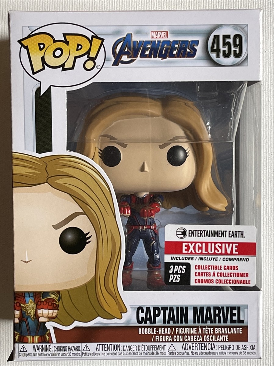 Avengers Endgame Captain Captain Marvel Funko Pop Exclusive Marvel