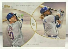Pete Alonso / Vladimir Guerrero Jr. 2020 Topps On Demand Dynamic Duals #4 SP/950