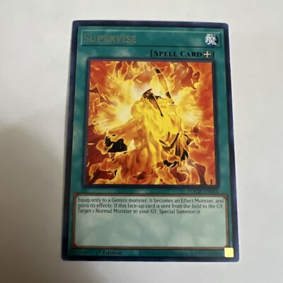 Yugioh 1st Edition Supervise TOCH-EN055 Spell Equip Card Rare | eBay Yugioh 1st Edition Supervise TOCH-EN055 Spell Equip Card Rare | eBay