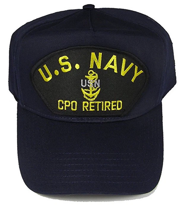 USN NAVY CPO RETIRED CHIEF ANCHOR HAT CAP CHIEF PETTY OFFICER E-7 GOAT