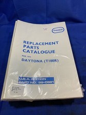Triumph T100r 500 Daytona 1973 replacement parts catalogue #