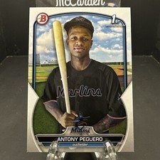 2023 Bowman Prospects Antony Peguero #BP-62 Miami Marlins
