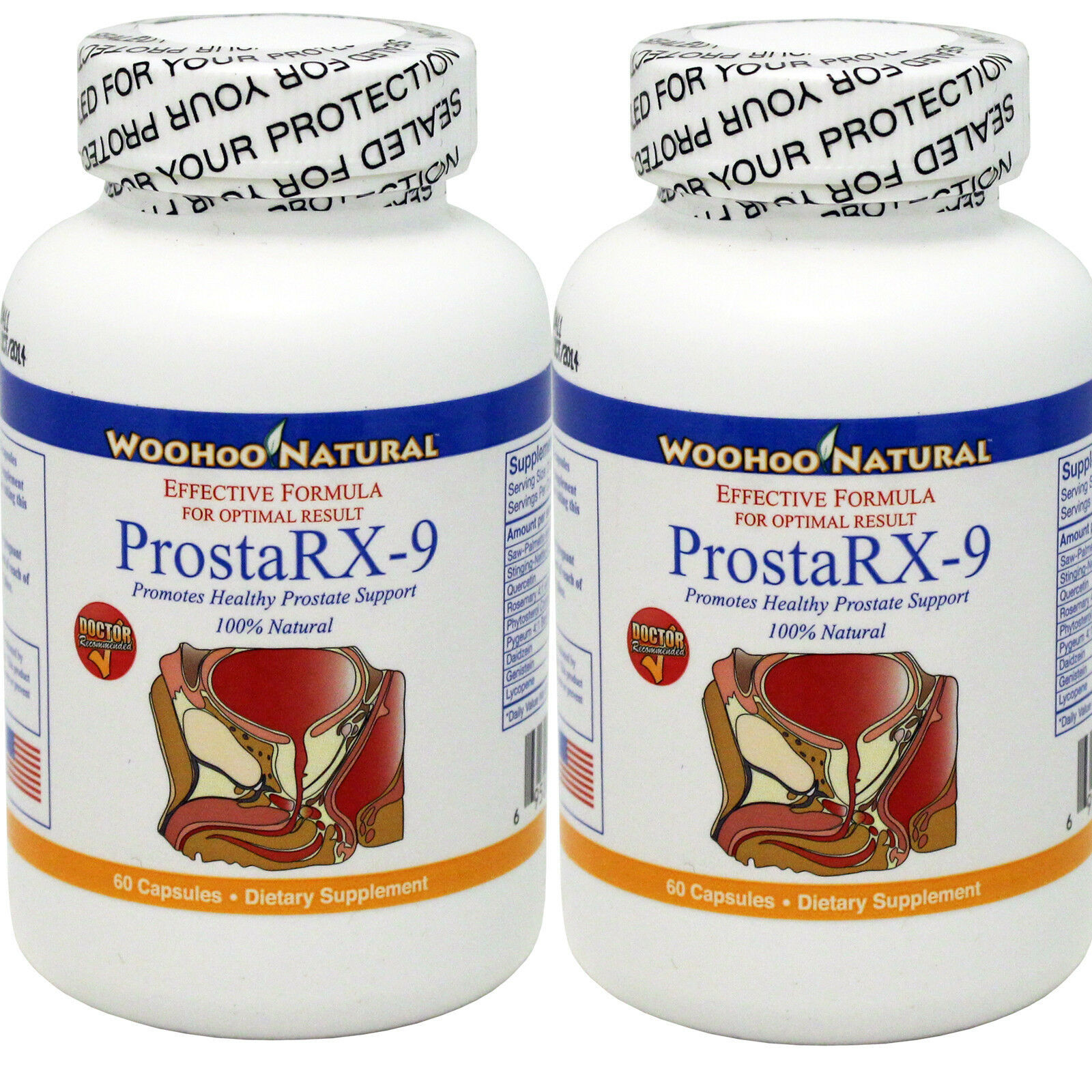 2 капсулы Woho Natural ProstaRX 9 по 60 штук 4790₽