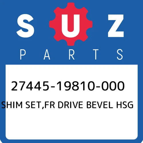 SHIM SET, FR DRIVE BVL HSG *{T:0.15/0.30/0.35/0.40}*