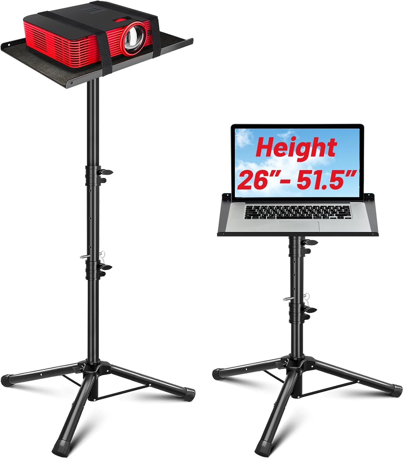 CAHAYA Projector Tripod Stand Laptop Stand Portable Projector Laptop Stand Multi