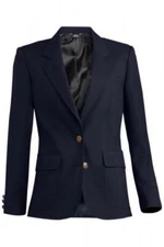 Womens Blazer  suit coat Navy Blue Jacket Edwards 0 2 20 22 24 26 28 Tall NEW
