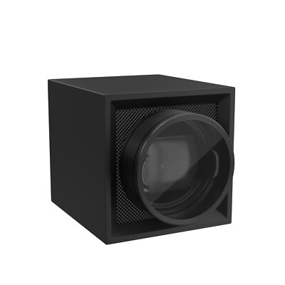 Automatic Single Watch Winder Box with Dual Power Supply Quiet Motor for Travel