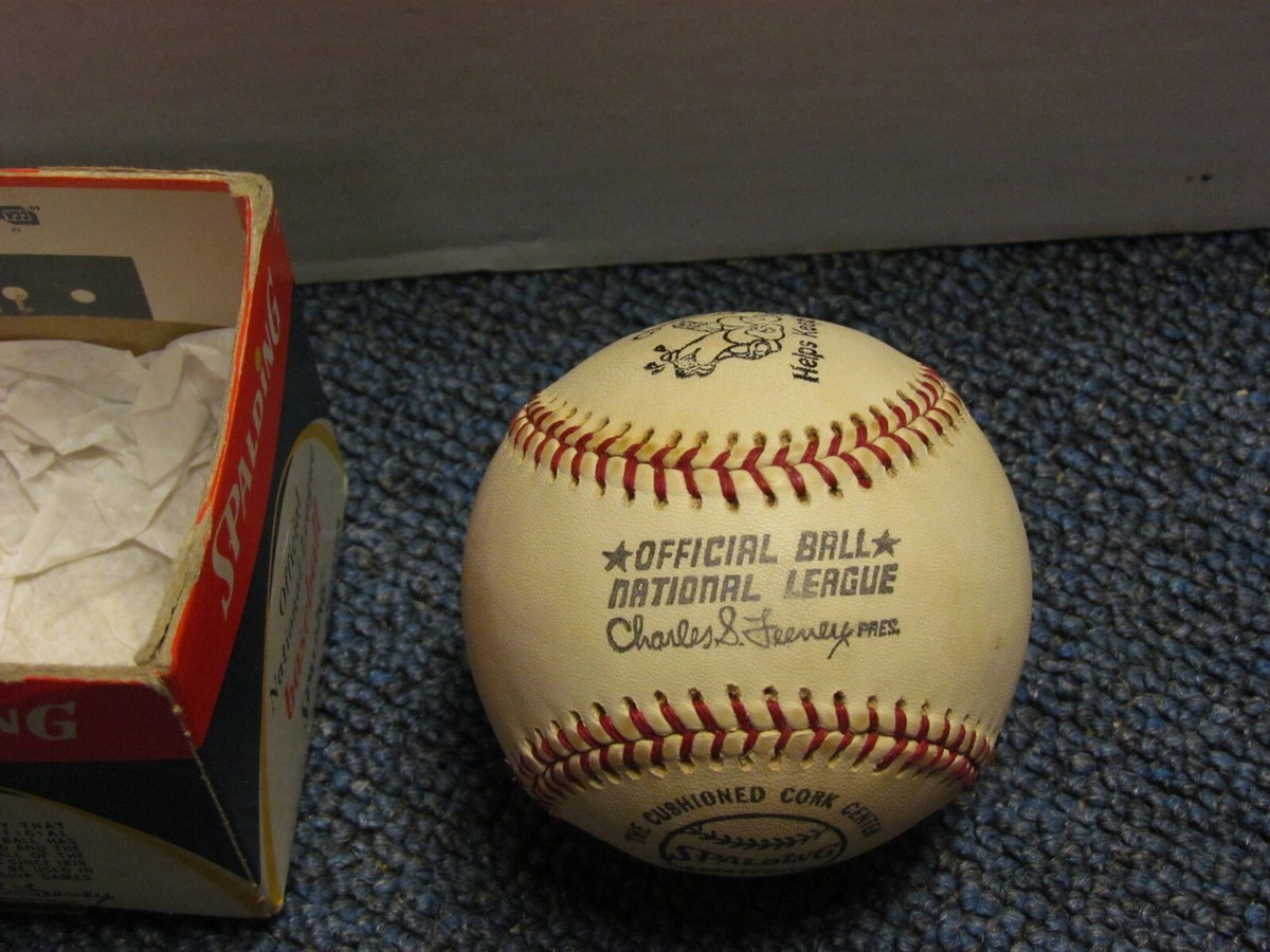 Spalding Official National League Baseball Charles Feeney
