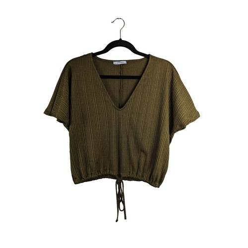 Cinched Drawstring Top main image 0