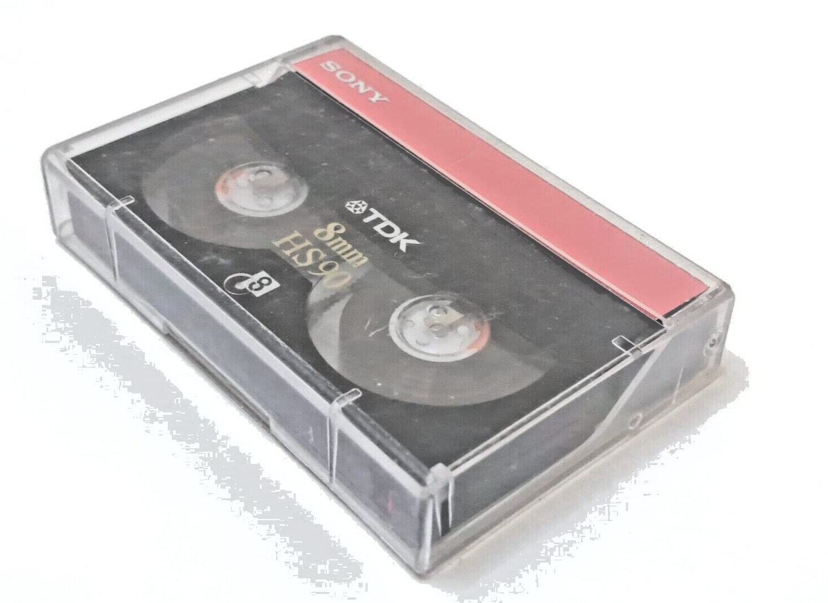 Vintage Sony TDK HS 90 8mm Video & Digital Audio Cassette | eBay