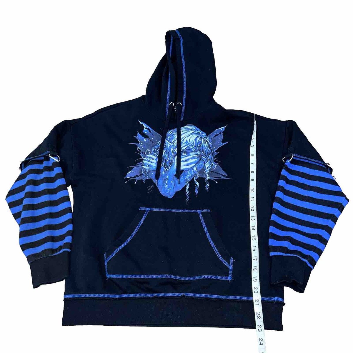 FAIRIES BY TRICK NIGHT FAIRY TWOFER HOODIE WOMENS Small