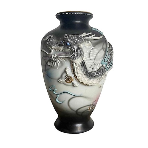 Vintage Japanese dragon vase eBay