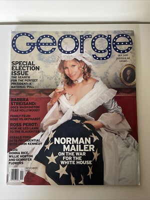 George Magazine Nov 1996 BARBARA STREISAN Cover SPECIAL ELECTION ISSUE