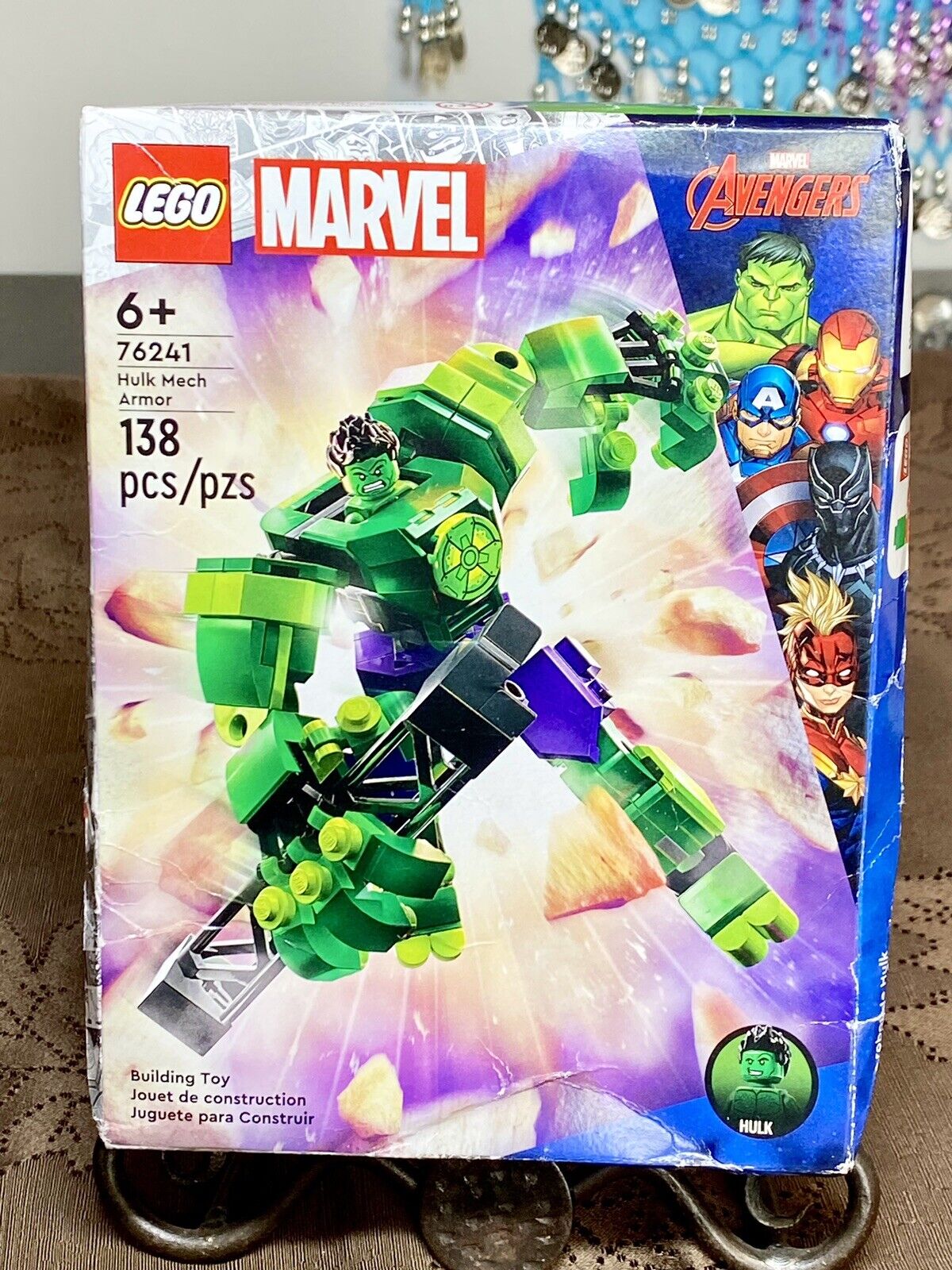 Lego Marvel # 76241 Hulk Mech Armor 138 Pieces Avengers 2023
