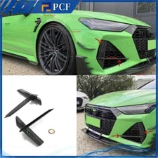 for Audi RS7 Sportback Hatchback 4-Door 20-21 Carbon Fiber Front Bumper Scoop