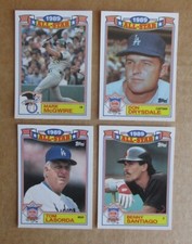 1990 TOPPS BASEBALL GLOSSY ALL-STAR GAME COMMEMORATIVE SET INSERT SINGLES COMPLE