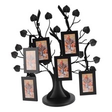 Family Tree Picture Frame Innovative Stylish Family Tree With 6 Hanging Photo