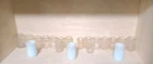 Lot Of 19 Dug Vintage/Antique Individual Cream Jar Containers Clear/Milk Glass