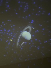 Smithsonian Planetarium Rotating Projector  3 Space/Planet Disc  Tested/Works  