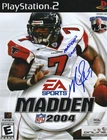 MICHAEL VICK ATLANTA FALCONS MADDEN GOAT  PSA AUTHEN EA MADDEN COVER SIGNED 8x10