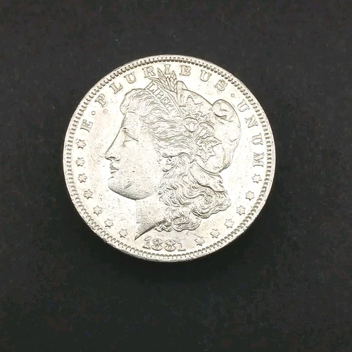 1881 O Morgan Silver Dollar Good Luster Cleaned