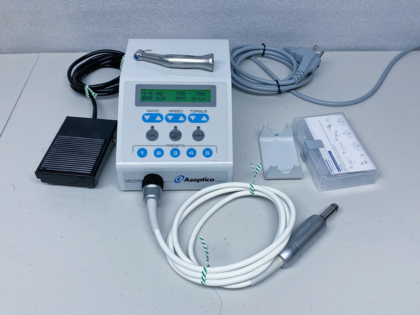 🟢Aseptico Endodontic Motor AEU-25 with New Handpiece, Excellent, EA1452017🟢