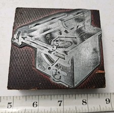 Vintage Letterpress Printing Block Saw Tool