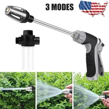 Car High Pressure Power Gun Water Spray Garden Hose Nozzle Pipe Lawn Washer Tool