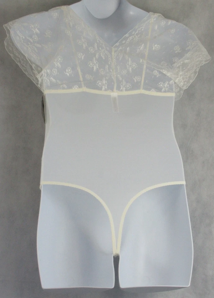 Body Wacoal Para Mujer Levantado en Lujo Manga Alineada Malla Encaje, Garceta, Grande Foto 4 de 4