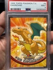 Pokémon TCG Charizard 1999 Topps Pokemon T.V. #6 PSA 9