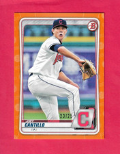 JOEY CANTILLO 2020 Topps Bowman Draft ORANGE /25 BD-13 Cleveland Indians