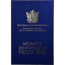 [#1278840] San Marino, Set 1 ct. - 2 Euro, Proof, 2008, Rome, MS