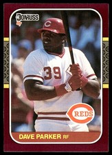 Dave Parker 1987 Donruss Opening Day #198 Reds MLB READ FREE SHIP AutographDen