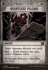 Heartless Pillage Outlaws of Thunder Junction: Breaking News OTP Normal NM