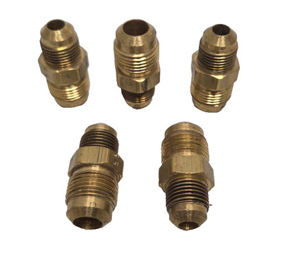 Qty5 McMaster Carr Messing 45° Bördel T-Stufenreduzierstück 1/2'' M x 3/8'' M