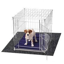 Dog Crate Mat, 24x35 Inch Non-Slip Waterproof Playpen Mat, 24x35 Inch