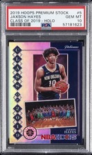 2019 PANINI HOOPS PREMIUM STOCK CLASS OF 2019 HOLO #5 JAXSON HAYES PSA 10