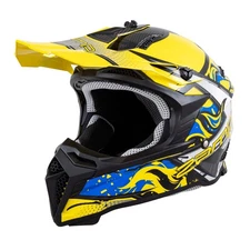 Zamp H777C05XL, FX-4 Helmet, X-Large, Yellow Graphic, ECE22.05/DOT Approved