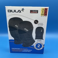 Bula Polartec Convertible Balaclava 2 Pack Black S/M NWoT,open Box