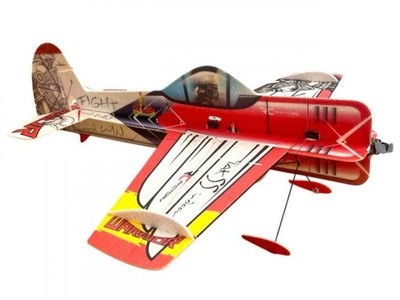 Rc Factory Yak 55 Indoor (Combo Set) rot / 855 mm