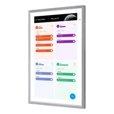 27-In. Dual-Mode Digital Calendar, Wall Planner, and Smart Family Organizer...