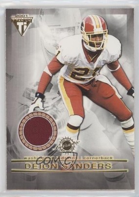 2001 Pacific Private Stock Titanium Deion Sanders Champ Bailey #125 HOF 0b3o