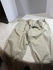 GAP Women s XXL Khaki Casual Pants Drawstring Waist Straight Leg Tan NWT