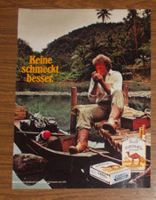 Seltene Werbung CAMEL - Keine schmeckt besser 1980