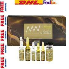 Miracle White Royal Gold Skin Whitening Anti-Aging Serum 6 Set/Box FREE SHIPPING