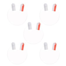 47mm Dia 0.22mm Thick Round High Definition Soft PET Watch Screen Protector 5pcs