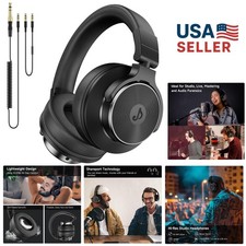 Versatile Over Ear Headphones with Omnidirectional Microphone  Isolation