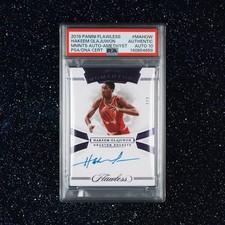 2019 Panini Flawless Momentous Amethyst Hakeem Olajuwon AUTO #3/3 #MAHOW AUTO 10