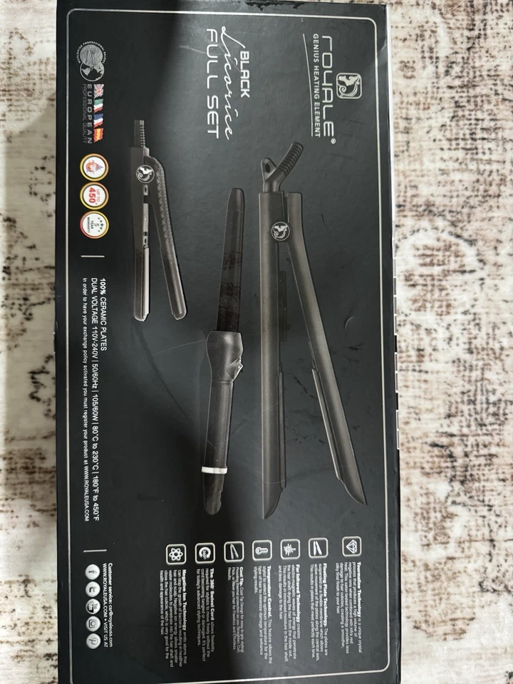 Juego completo de elemento calefactor regaliz negro Royale Genius Foto 2 de 3