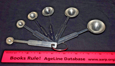 Stainless Steel Measuring Spoons ~ 6 pieces ~ Kitchen Cooking Tools